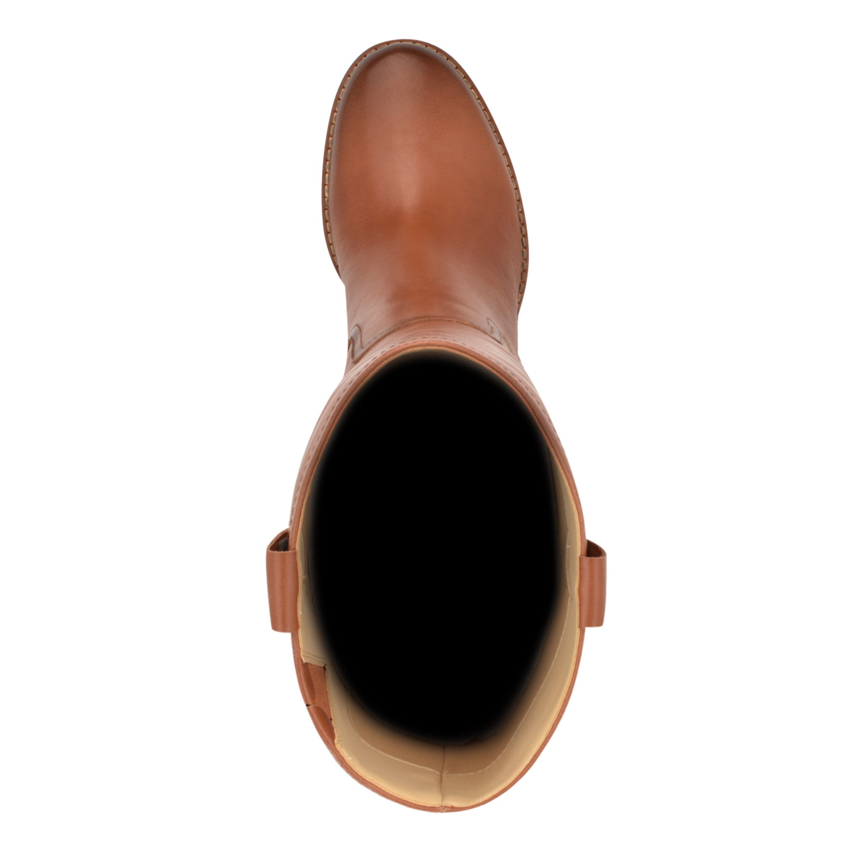 Hecee Block Heel Tailored Leather Boots