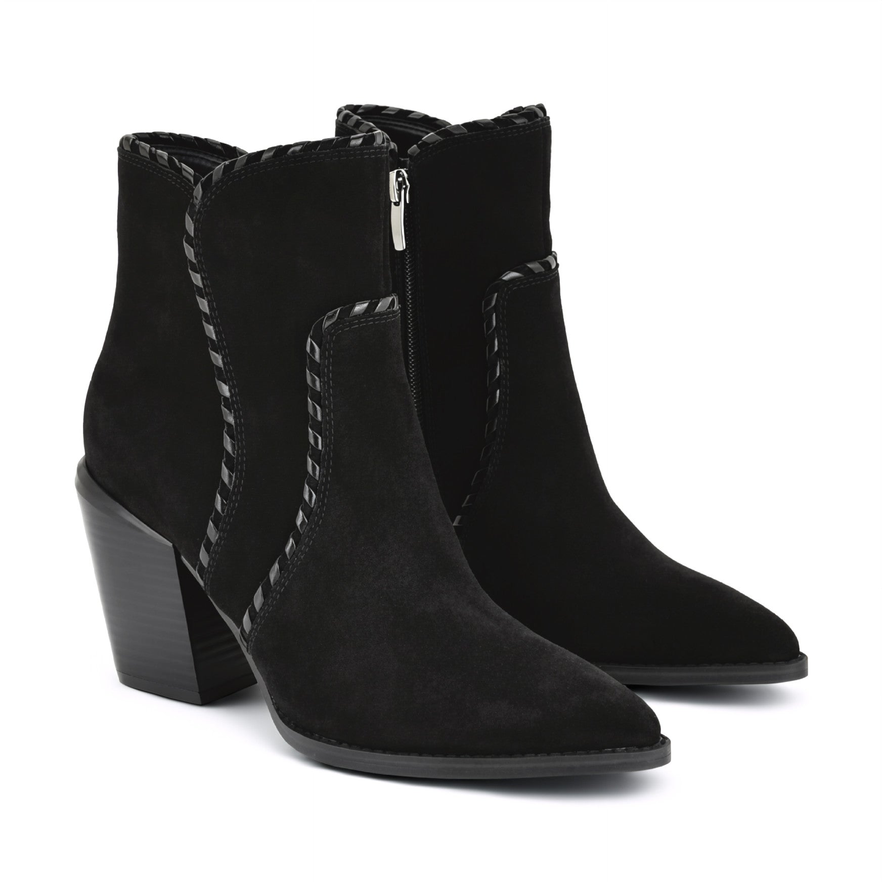 Raxton Leather Western Booties