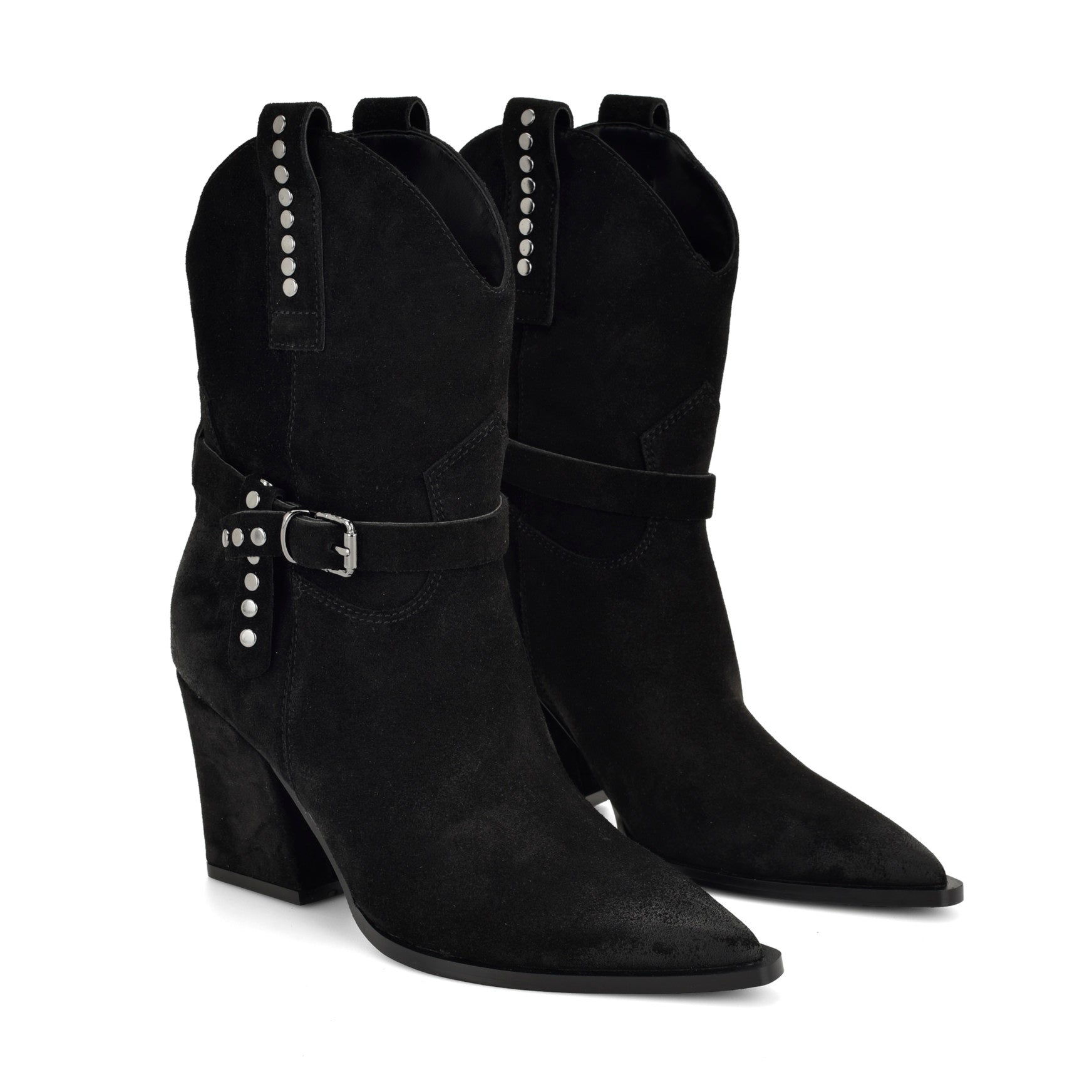 Weslie Leather Western Booties