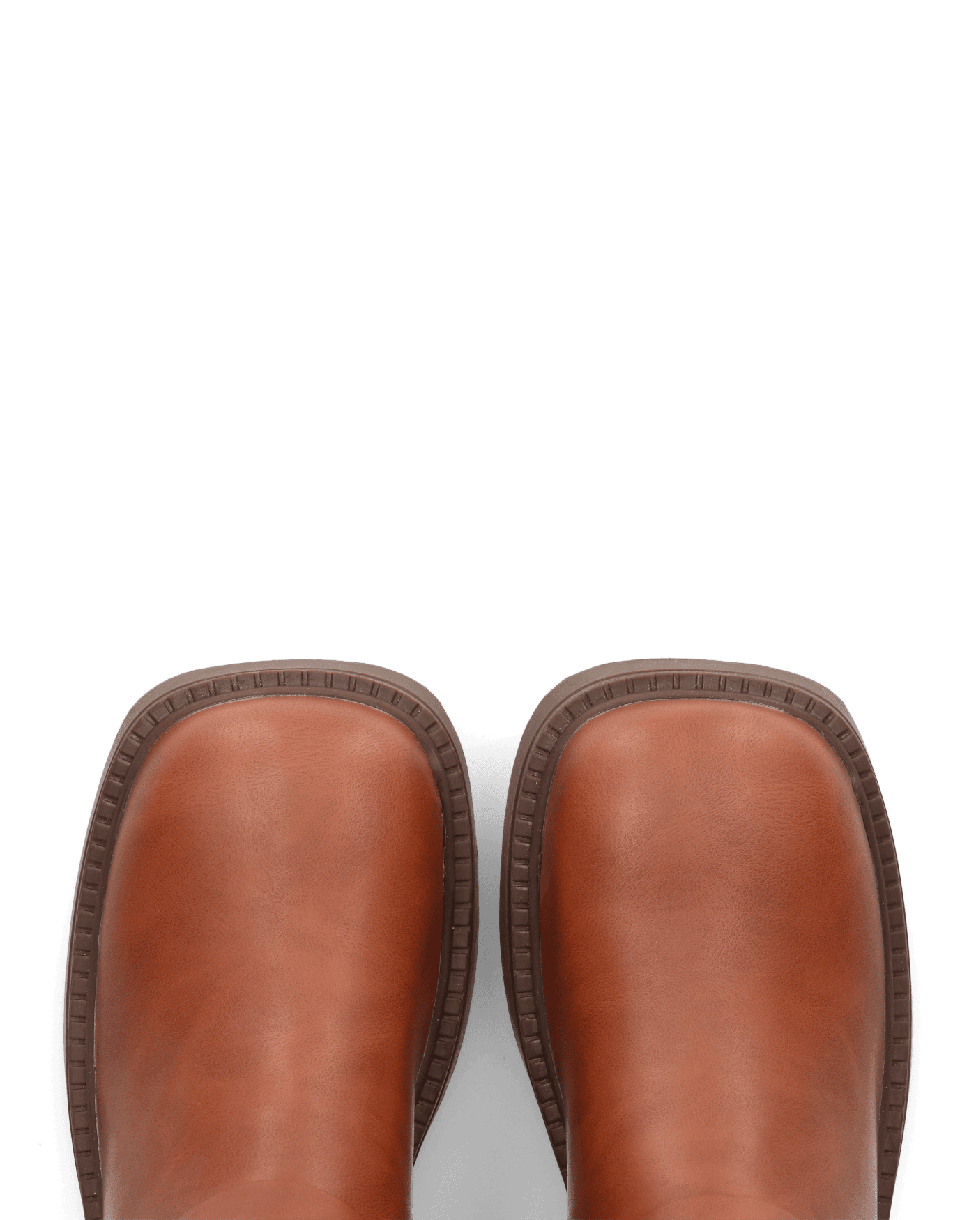 HISA - Brown Knee-High Boots with Multiple Straps and Buckles
