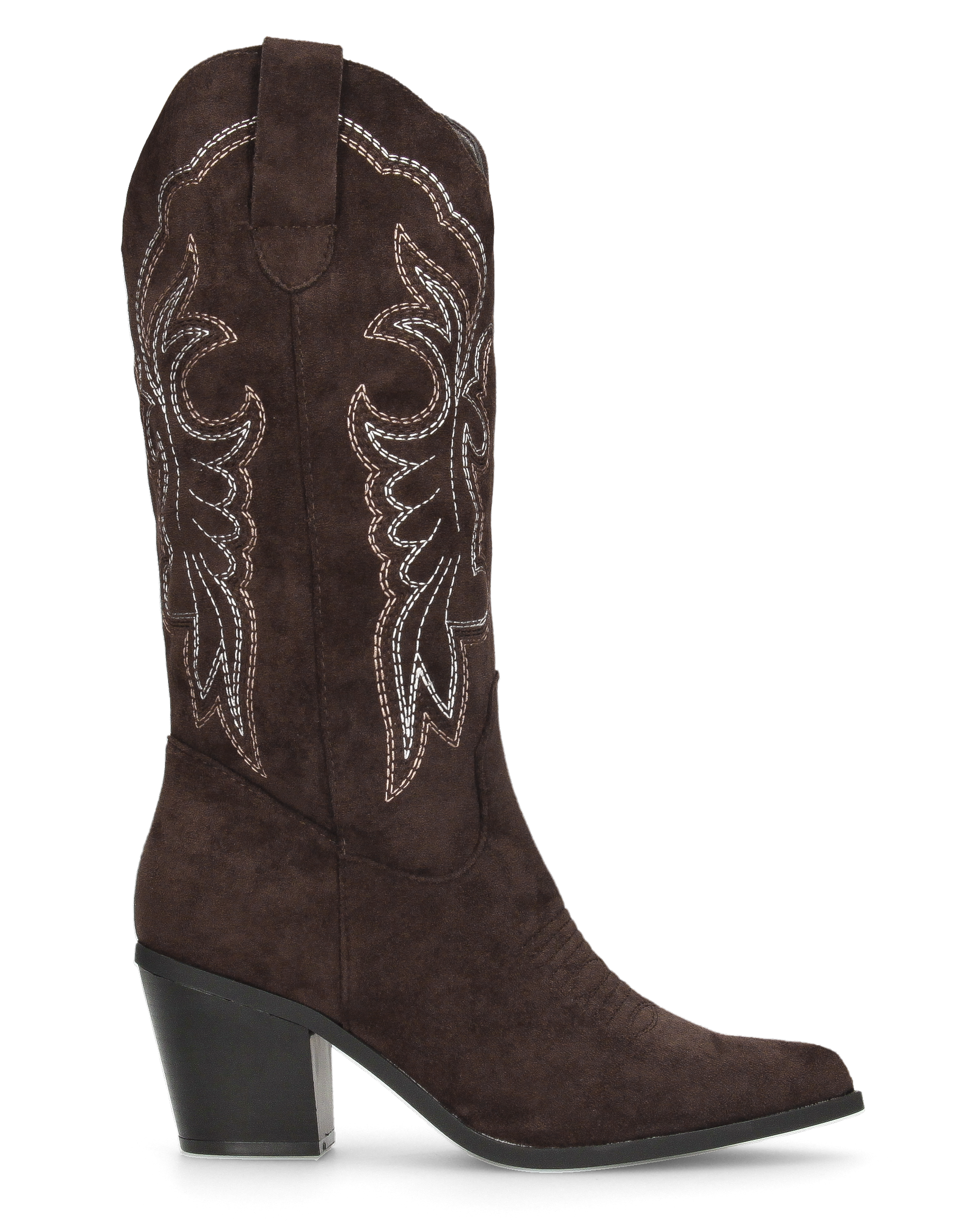 JIMI - brown embroidered Western boots