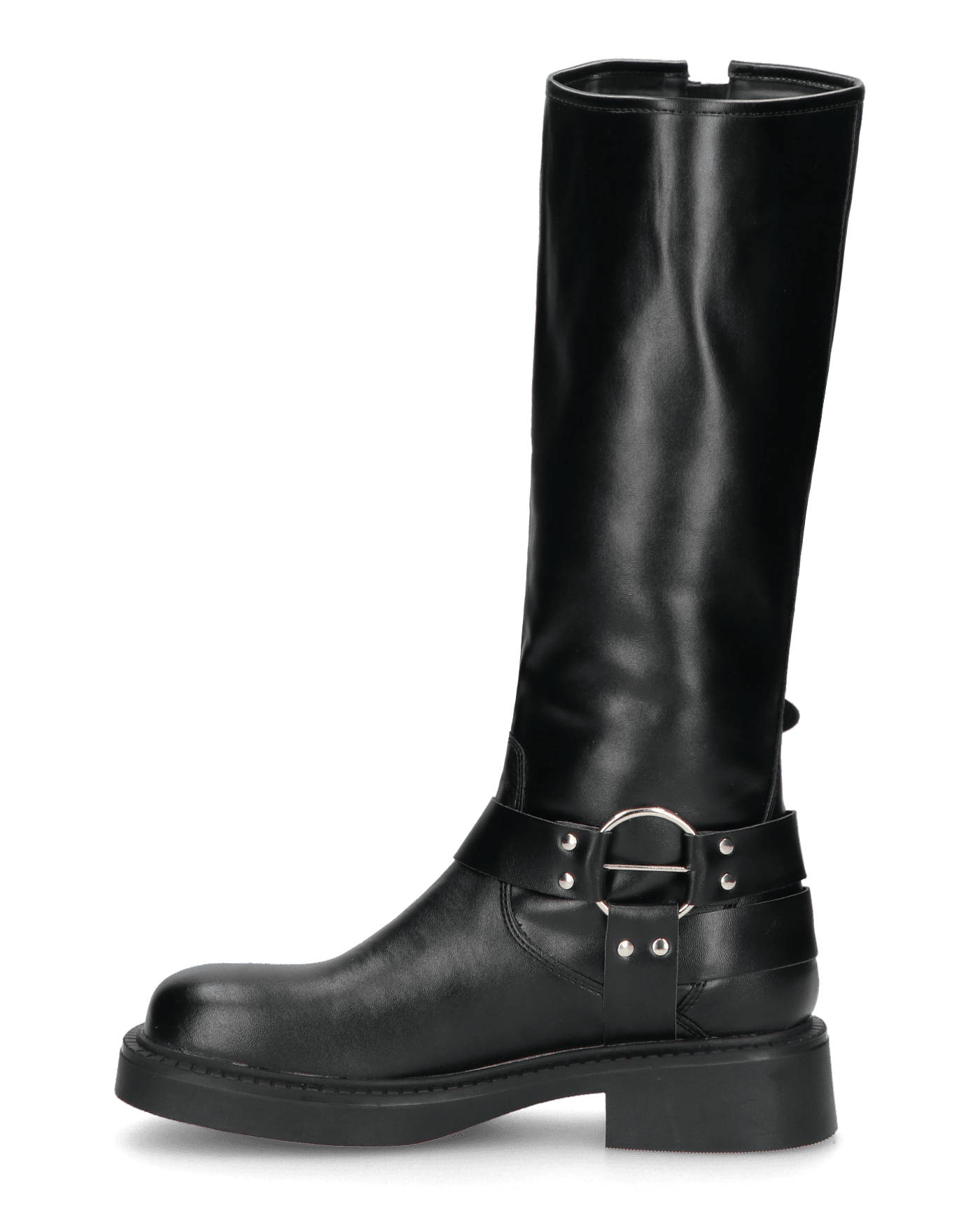 NYX - Tall Combat Boots with Straps and Buckles