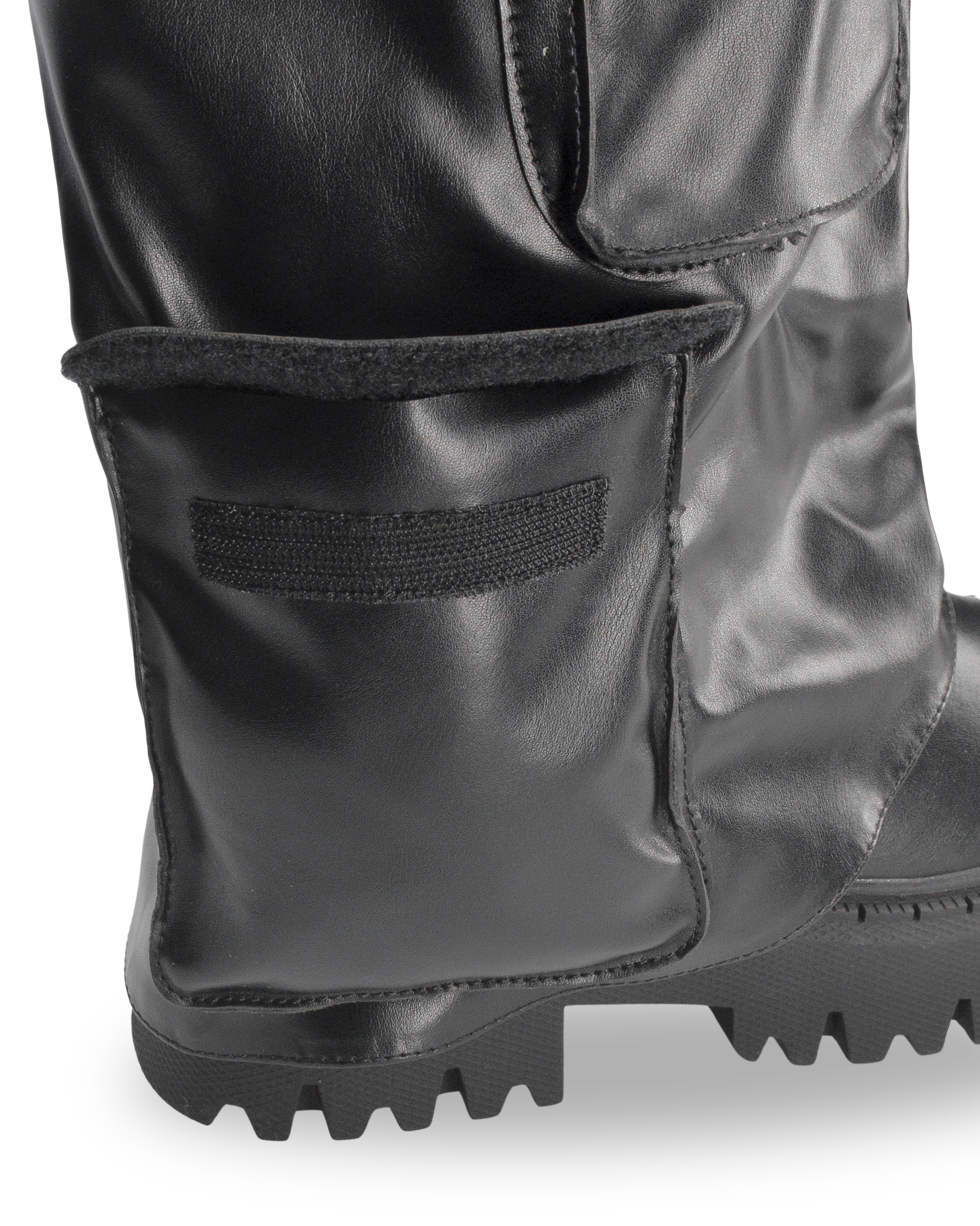 ARDEA - Black Boots with Cuff Pockets