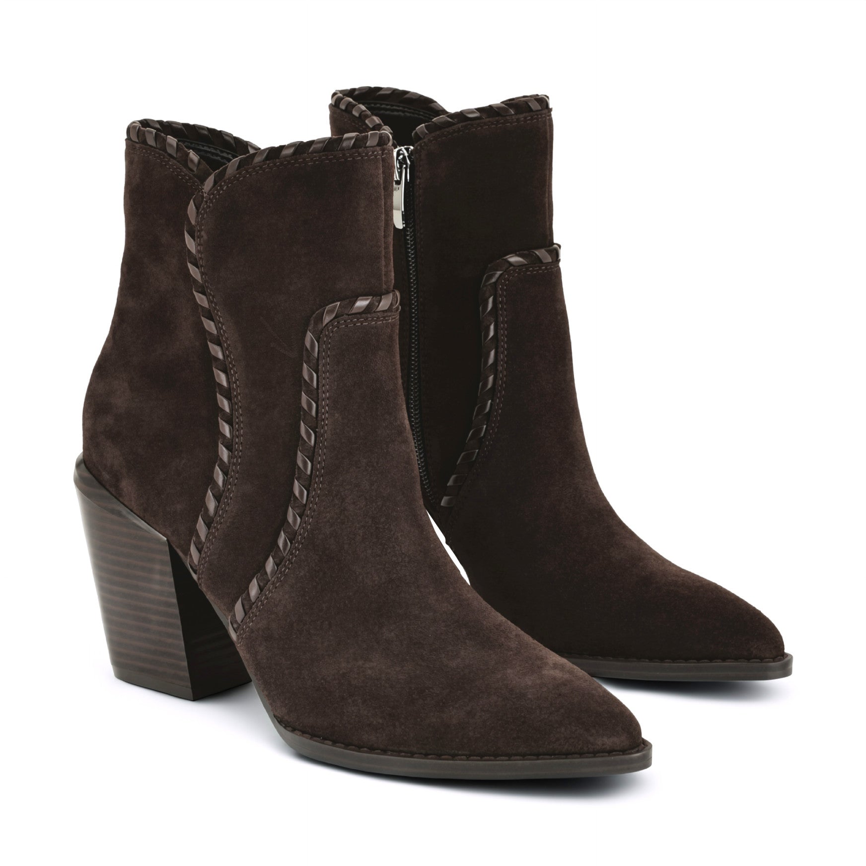 Raxton Leather Western Booties