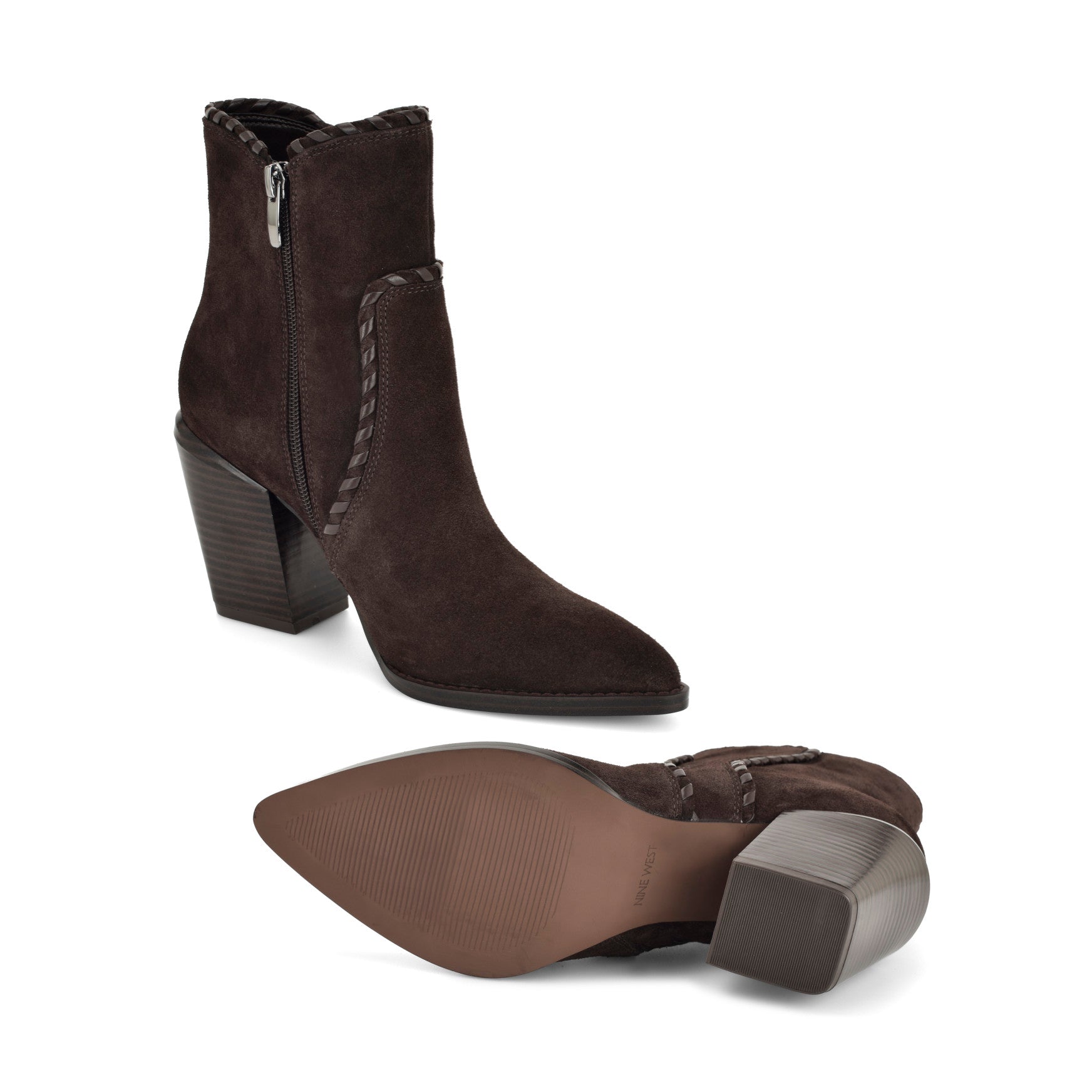 Raxton Leather Western Booties