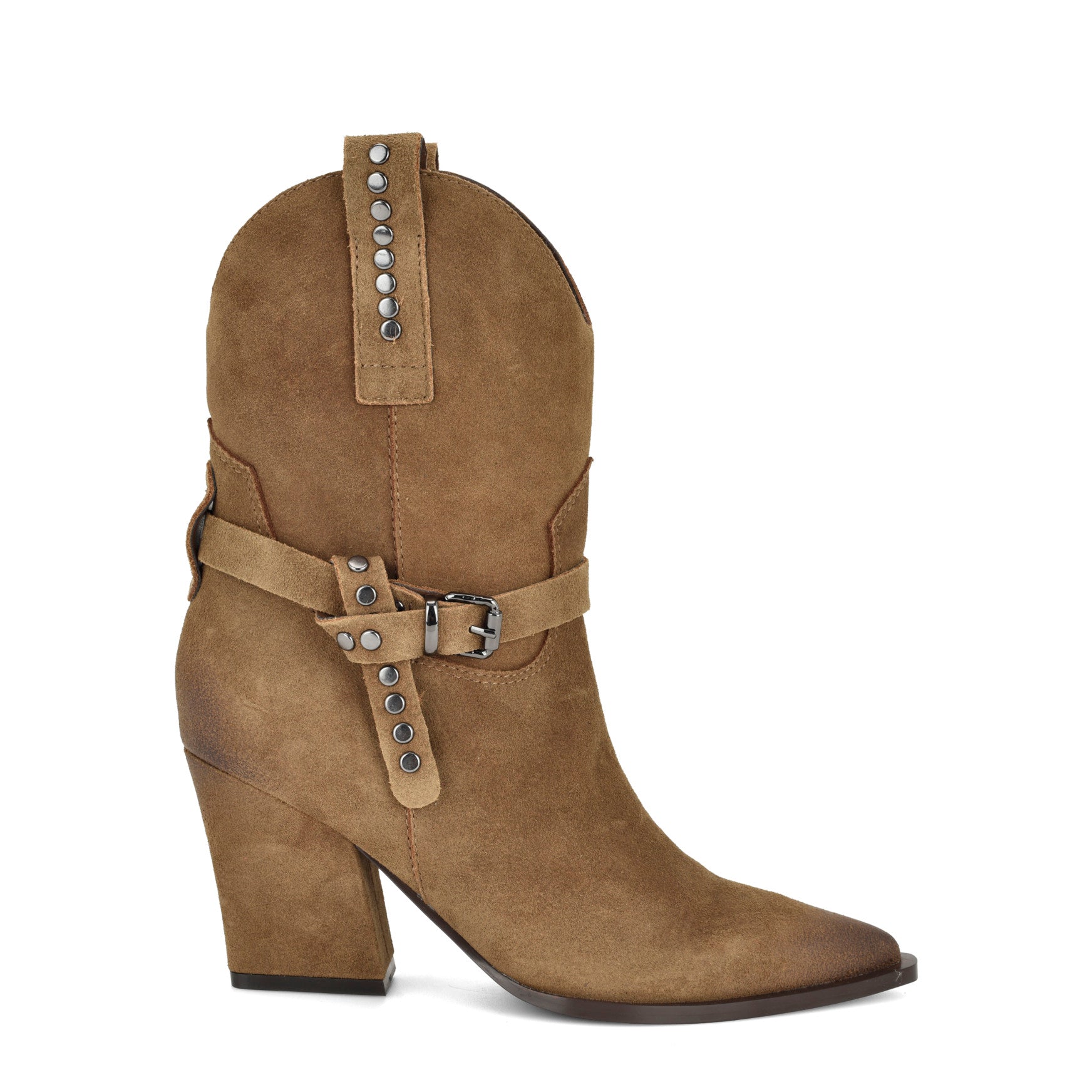 Weslie Leather Western Booties