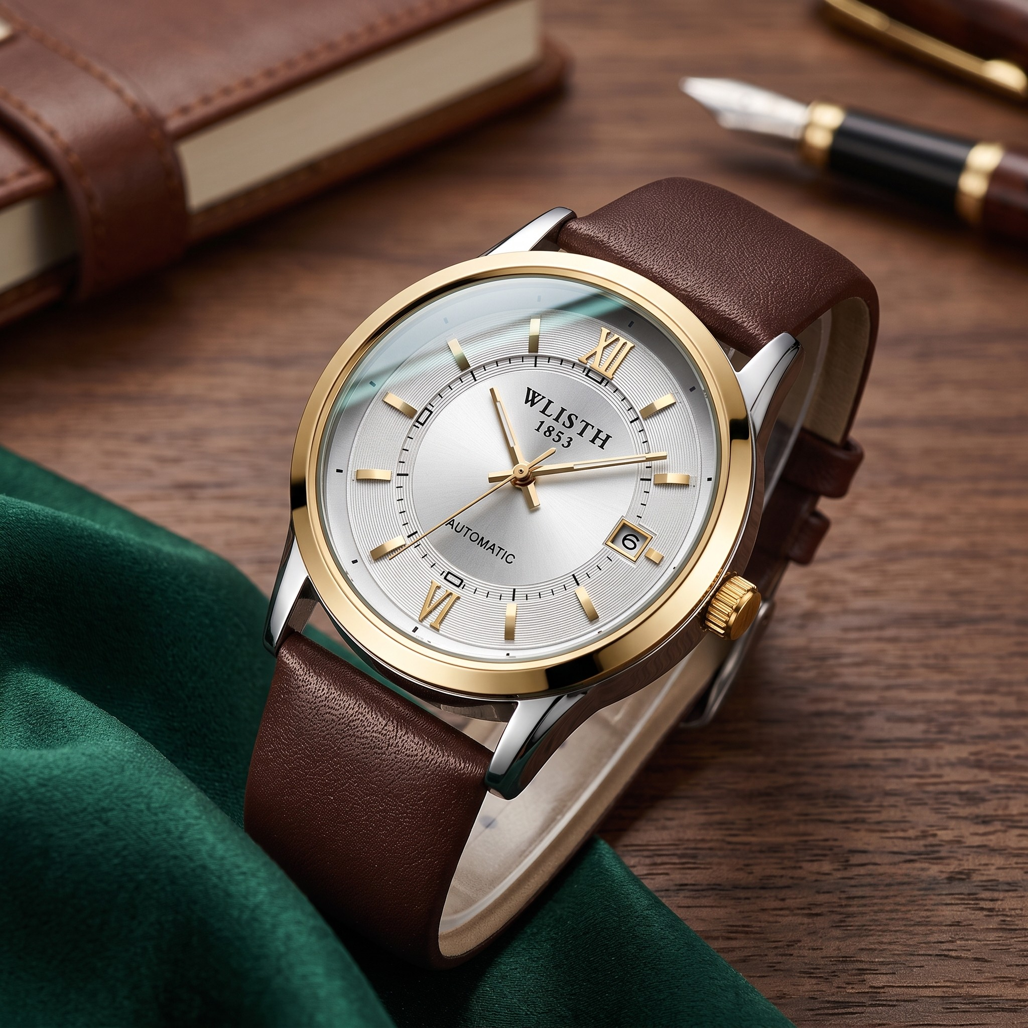 Falken Leather Brown 40mm