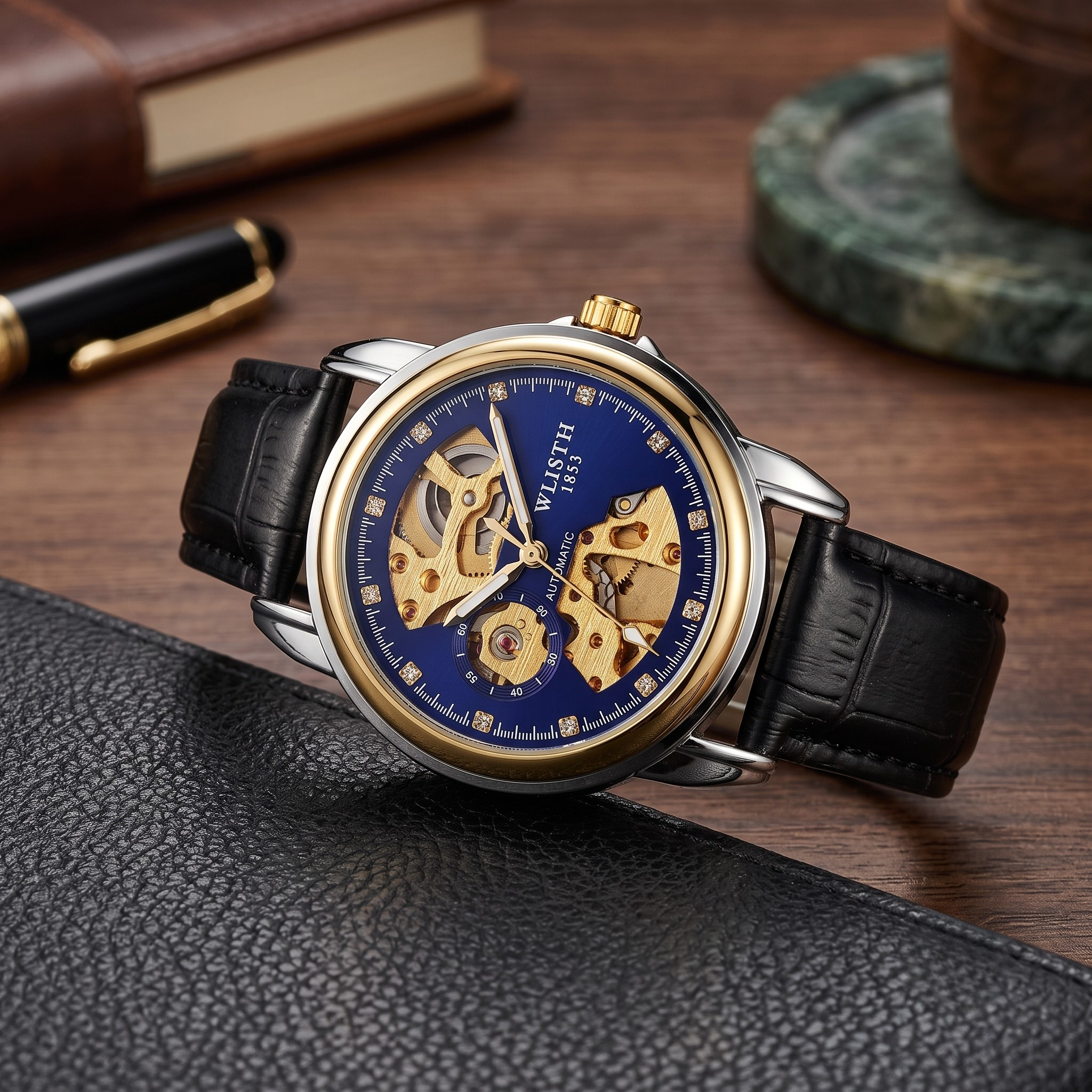 Veylor Leather Black 40mm