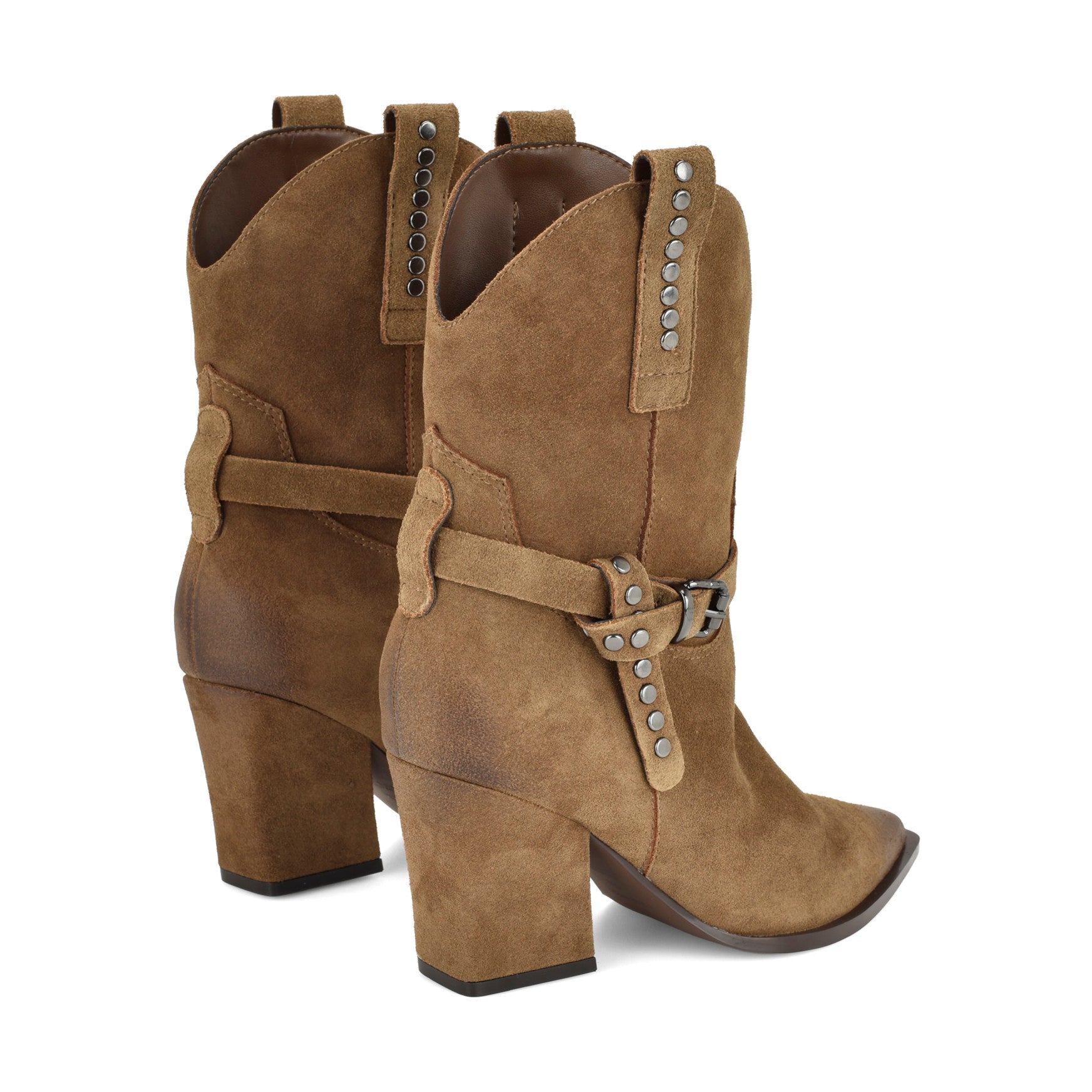 Weslie Leather Western Booties