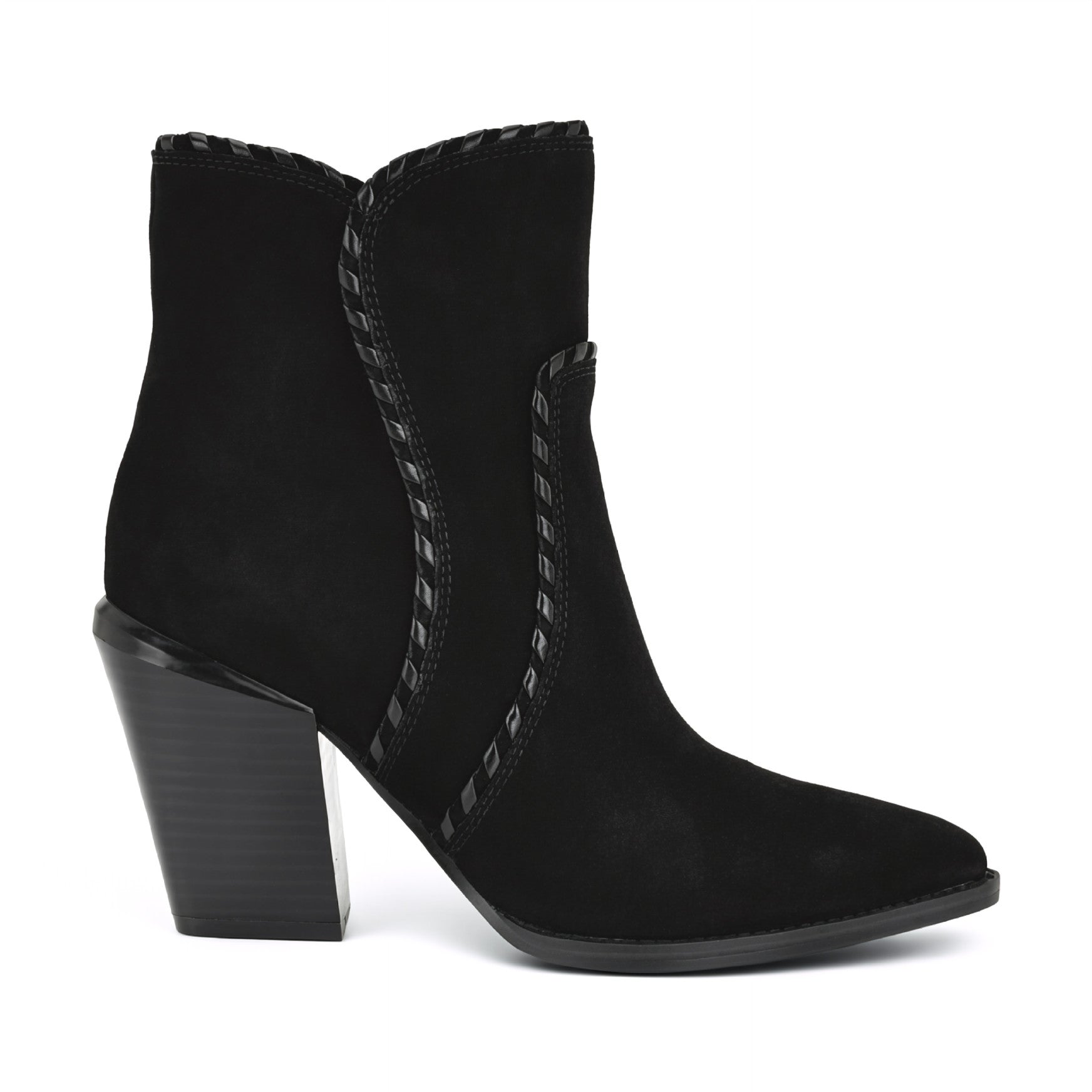 Raxton Leather Western Booties
