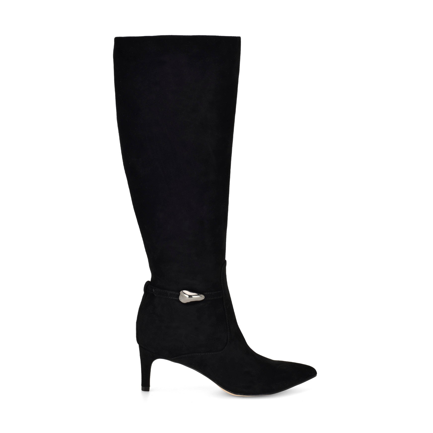 Salla Detailed Leather Knee High Boots