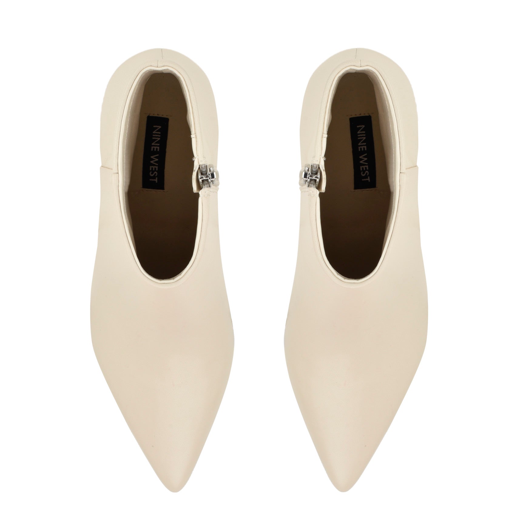 Brite Kitten Heel Ankle Leather Booties