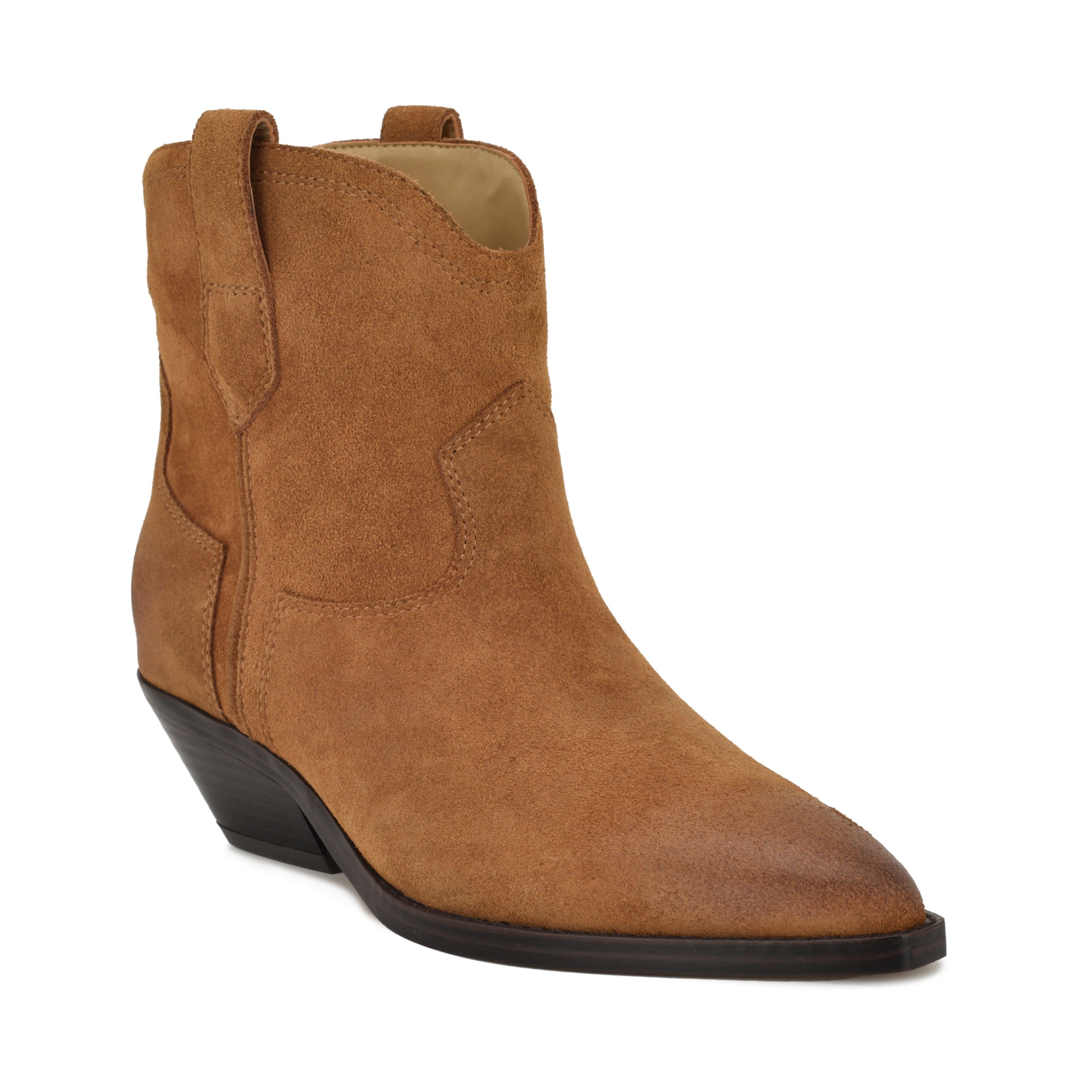 Abreve Western Leather Booties