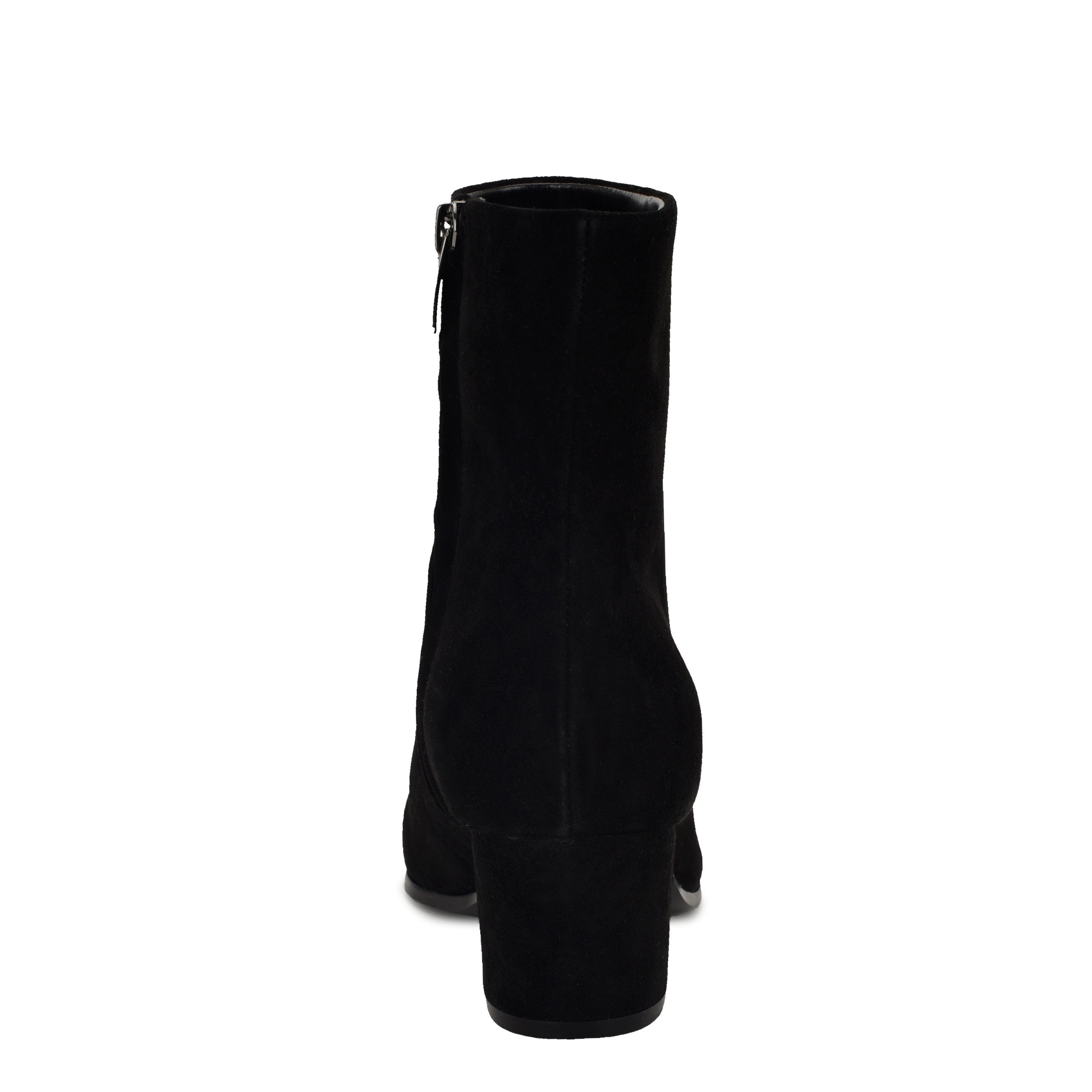 Savie Block Heel Ankle Leather Booties