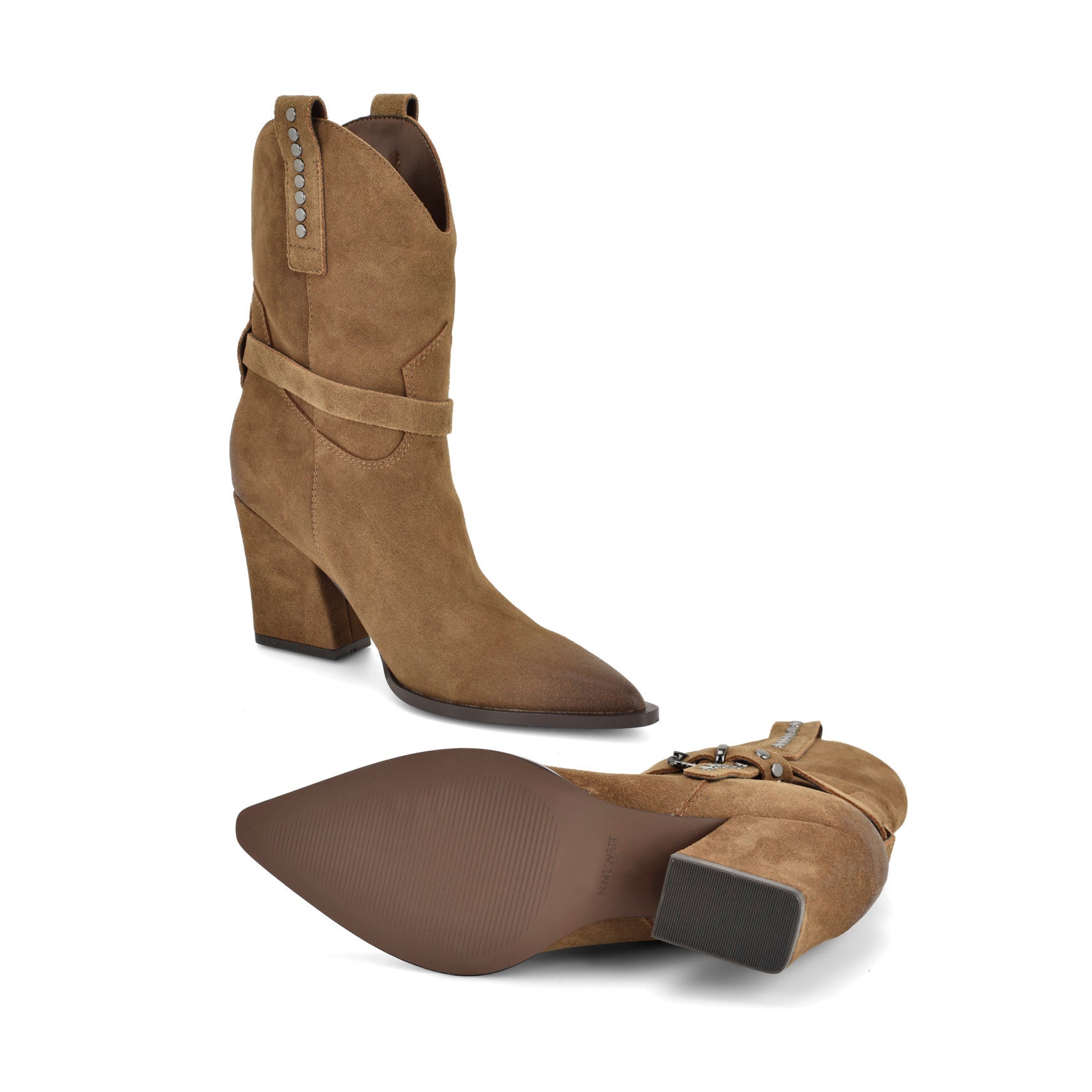 Weslie Leather Western Booties