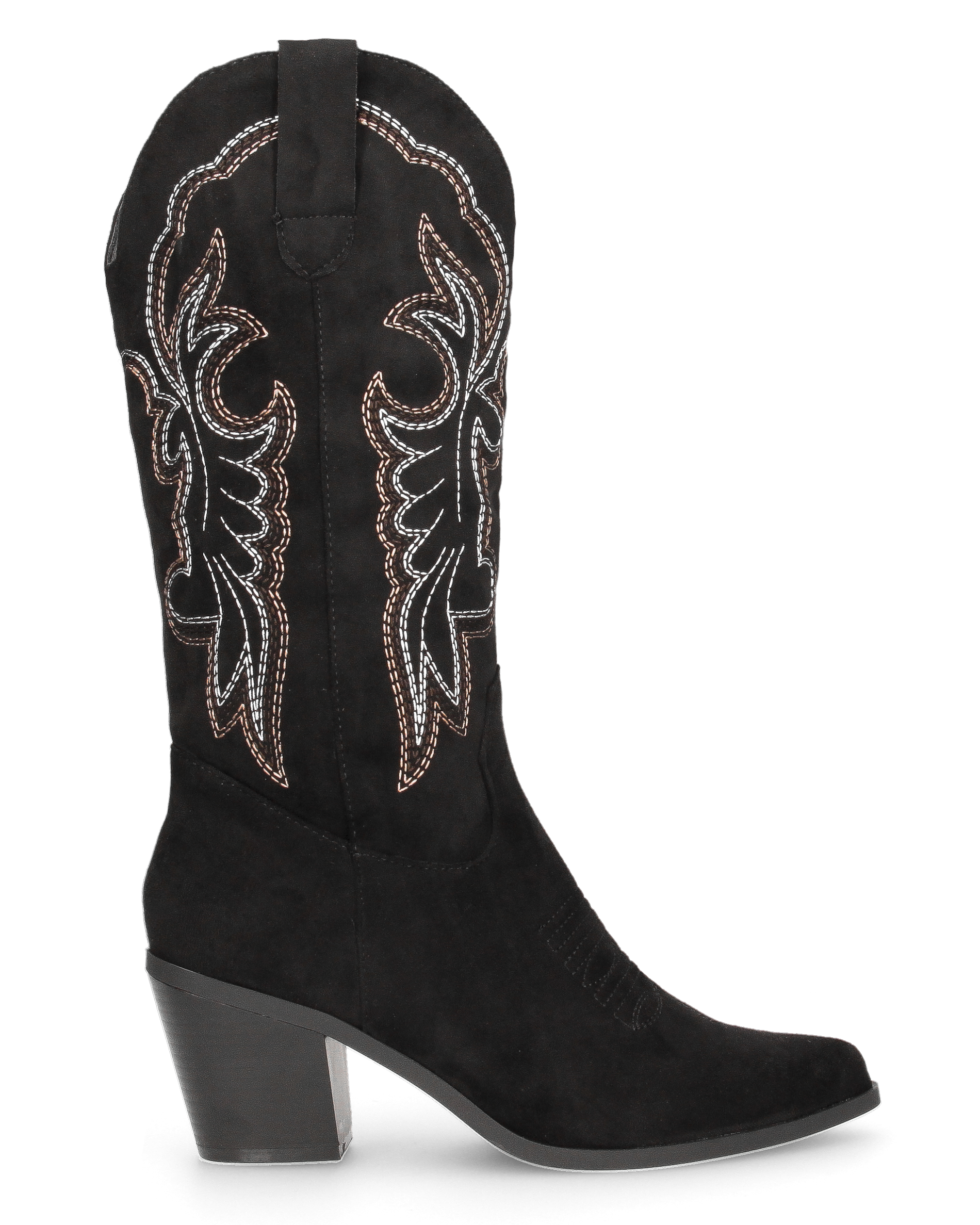 JIMI - black embroidered Western boots