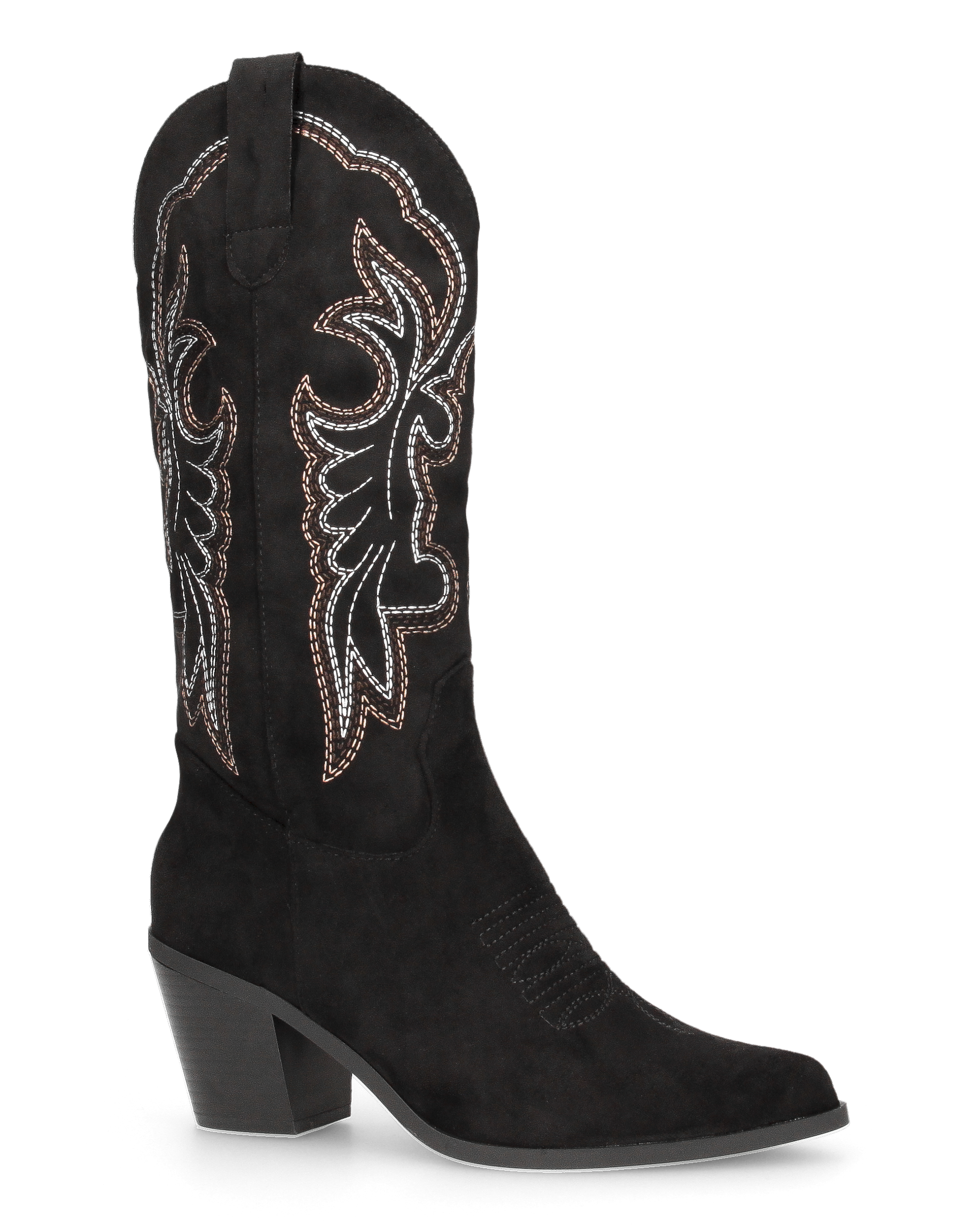 JIMI - black embroidered Western boots