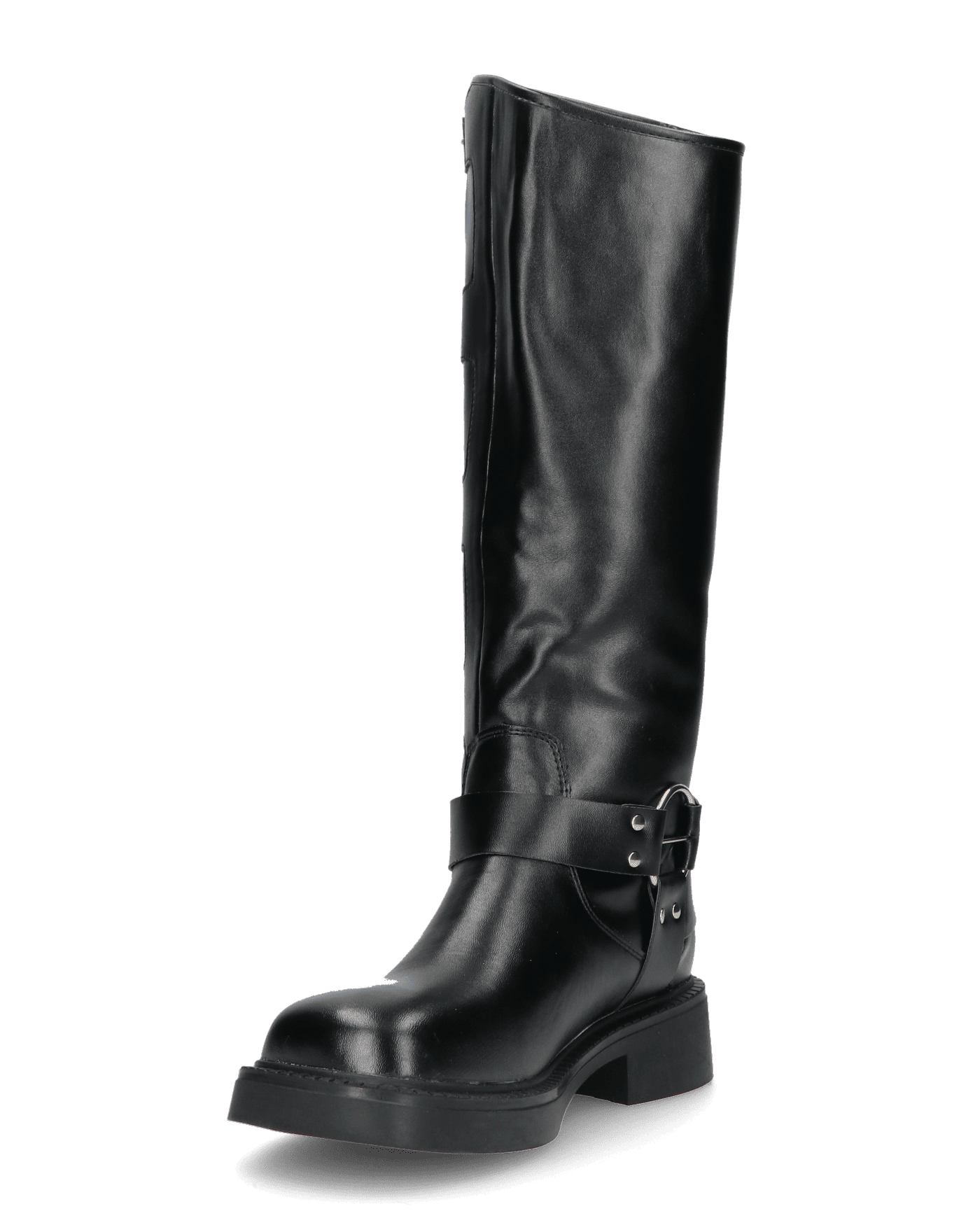 NYX - Tall Combat Boots with Straps and Buckles
