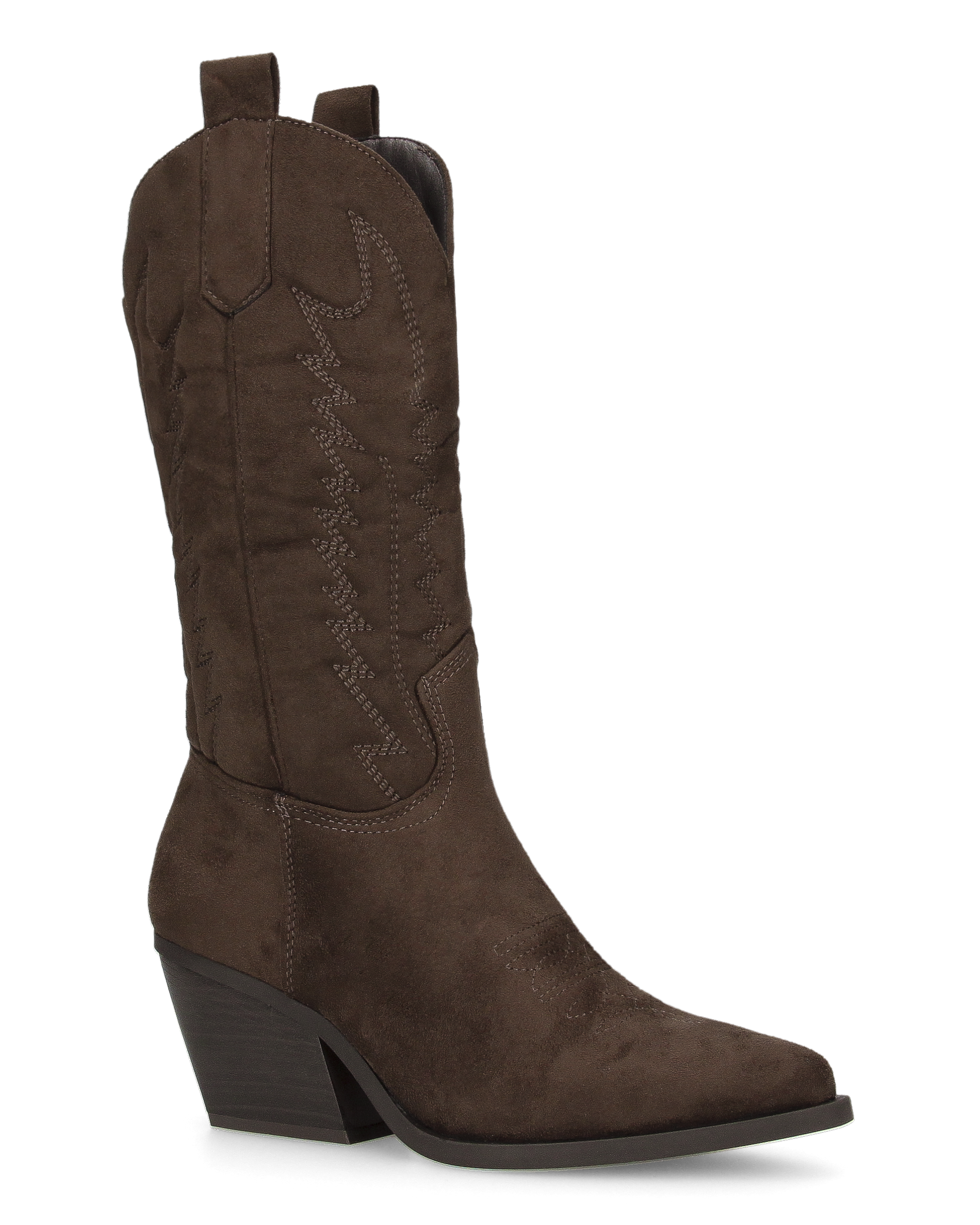 VITA - brown suede Western boots