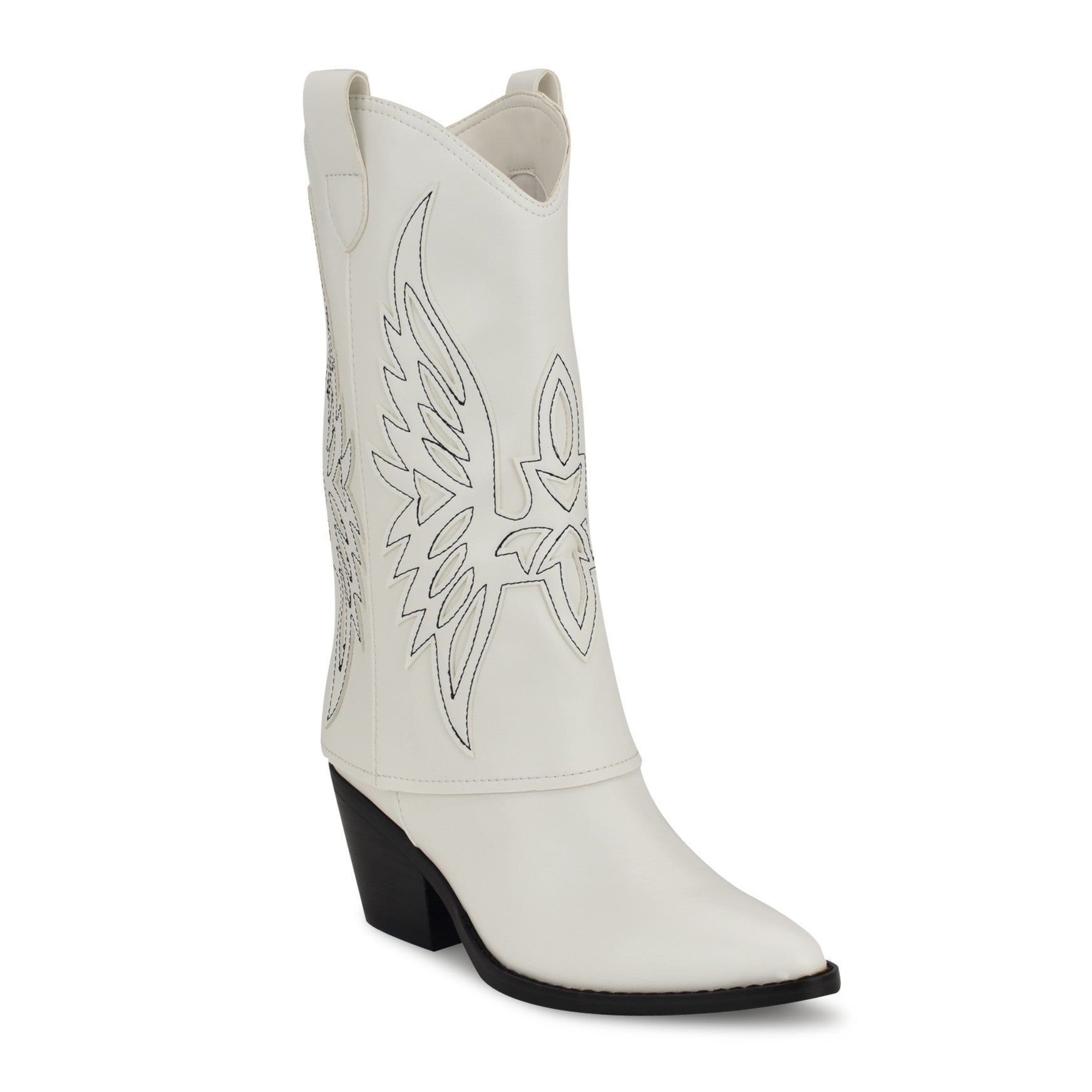 Ringer Detailed Western Boots