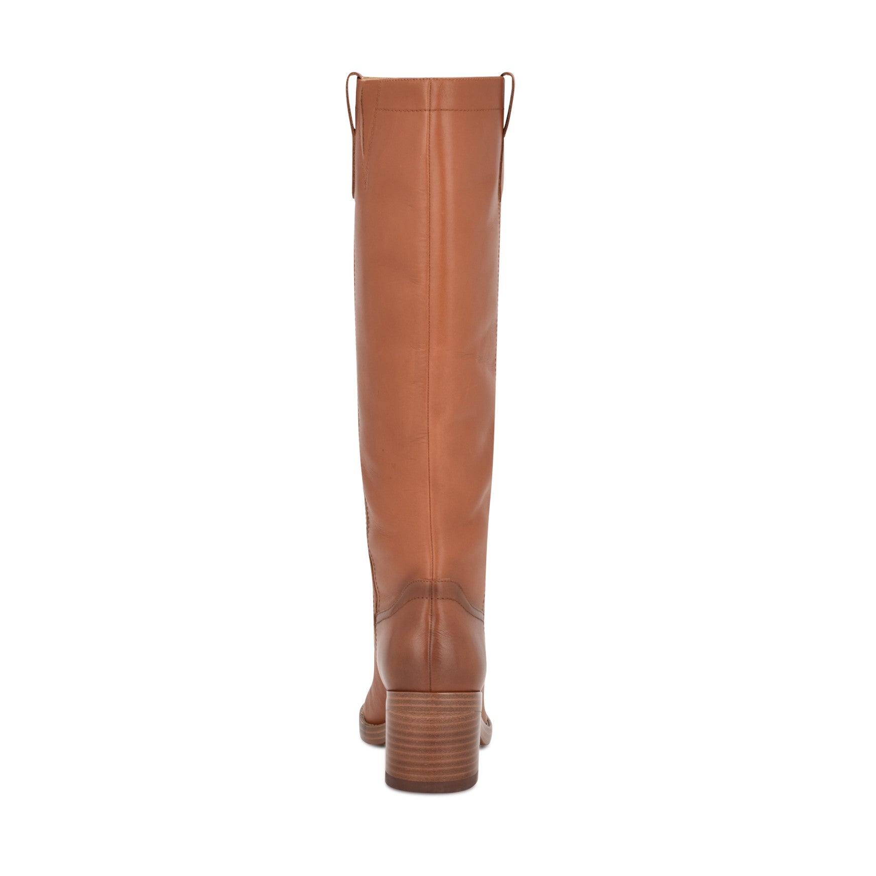 Hecee Block Heel Tailored Leather Boots