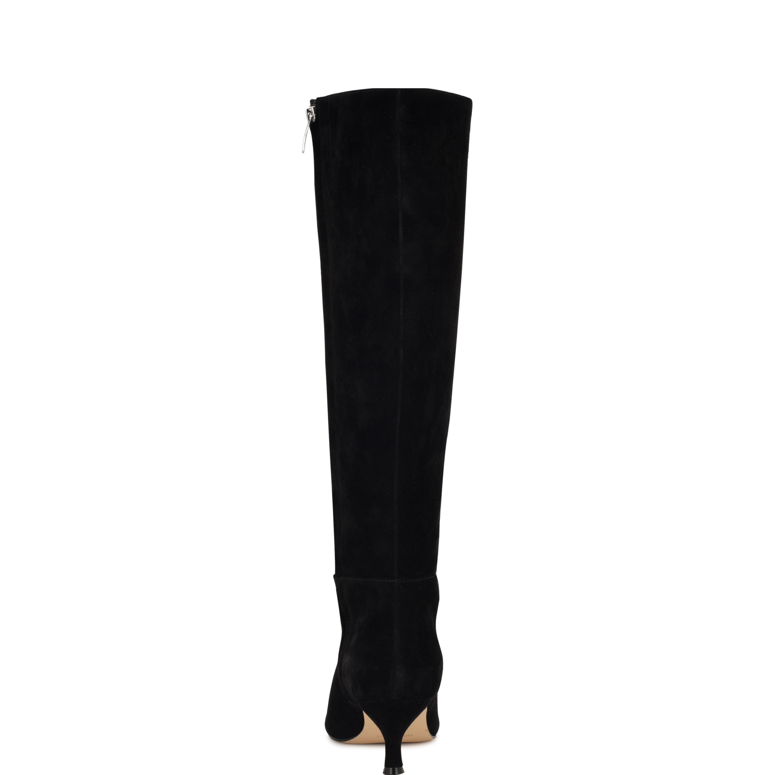 Somas Kitten Heel Knee High Leather Boots