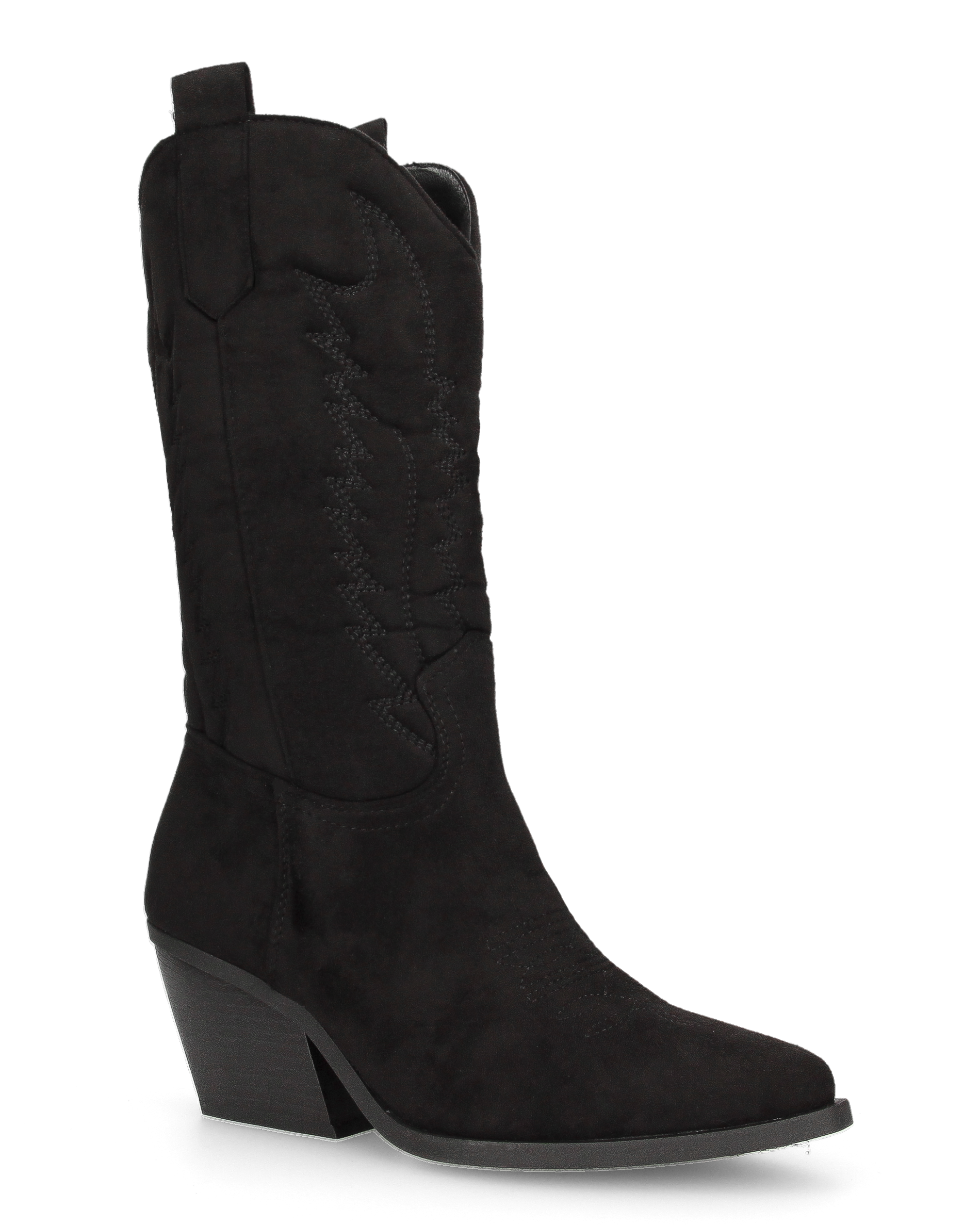 VITA - black suede Western boots